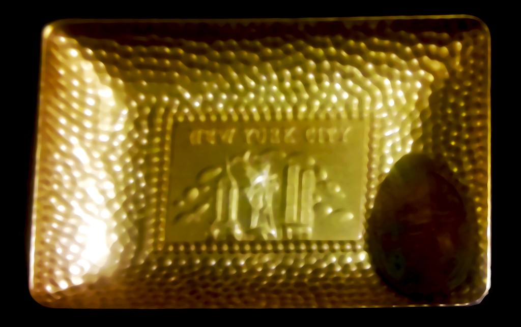 Bronze NYC Souvenir Tray